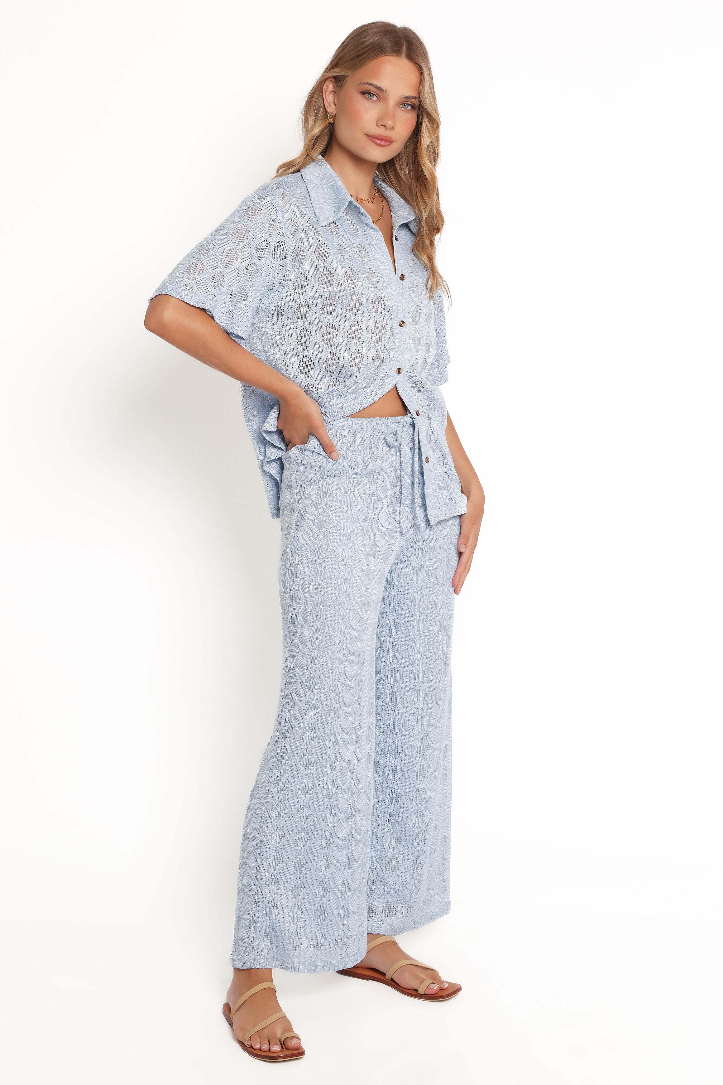 Cora Knit Pant - Blue - XL - Image 39