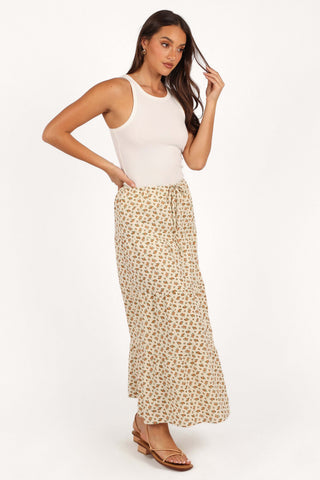 Bailey Tiered Maxi Skirt - Yellow - L - Image 27