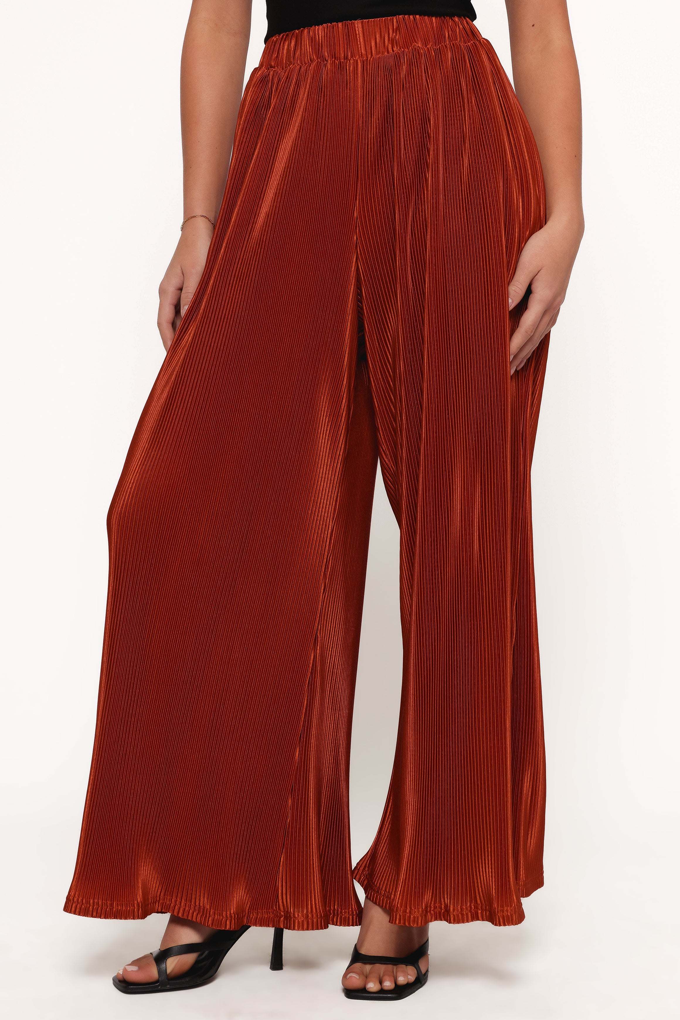 Leria Wide Pant - Burnt Orange - XL - Image 49