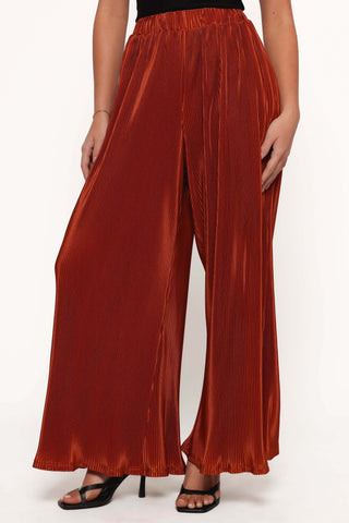 Leria Wide Pant - Burnt Orange - XL - Image 49