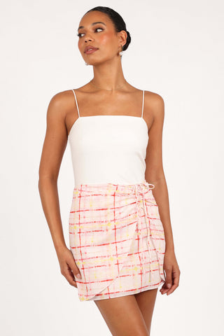 Mirha Mini Skirt - Sunset Check - XL - Image 39