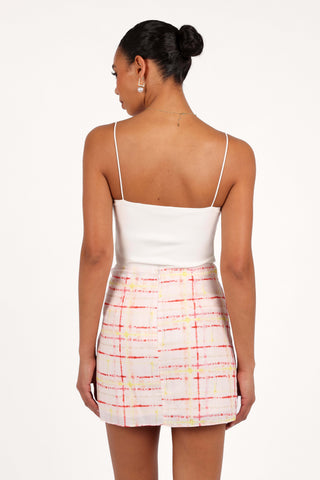 Mirha Mini Skirt - Sunset Check - XL - Image 41
