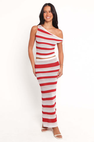 Zyon Midi Skirt - Red Multi - XL - Image 26
