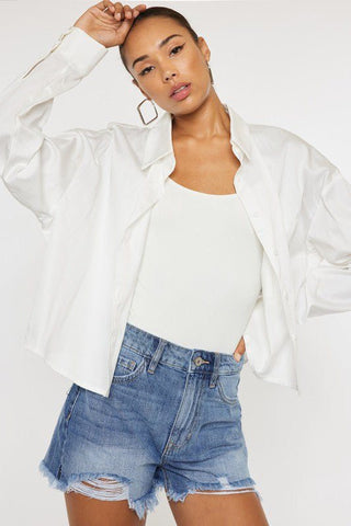 Lizzie High Rise Denim Shorts - Medium - 13/30 - Image 61