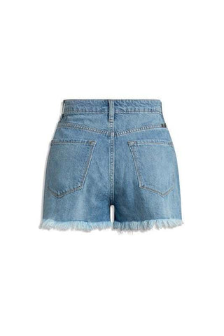 Lizzie High Rise Denim Shorts - Medium - 13/30 - Image 70